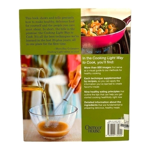 Recipes Book Cooking Light Way to Cook Cookbook Hardback Cover Recipes Book - Picture 3 of 3